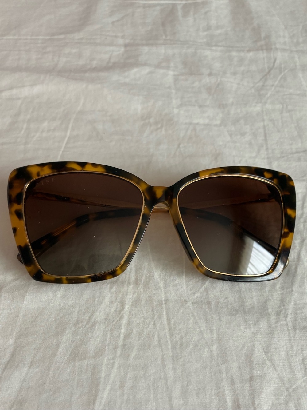 DIFF Becky IV Polarized Tortoiseshell Sunglasses